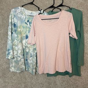 J Jill small lot of 3 women’s tops